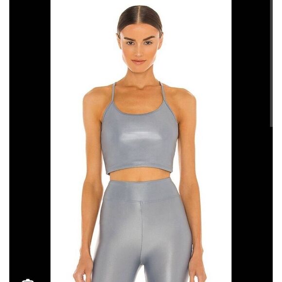 KORAL LEAH INFINITY SPORTS BRA - HEATHER GREY Size Small - Picture 1 of 7